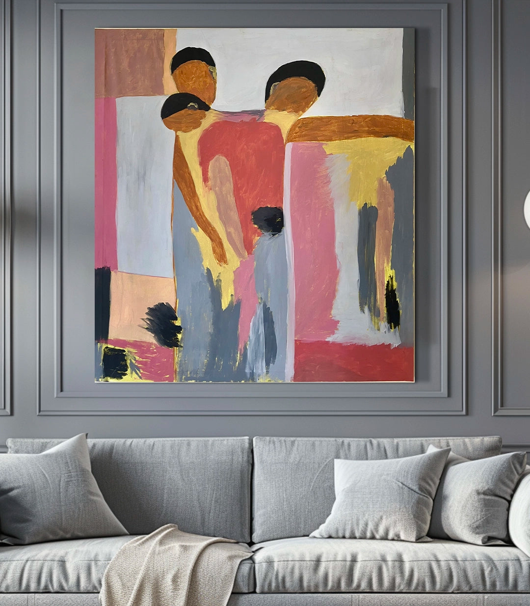 Les Cris et les Murmures - signé par l'artiste Mohamed Acharki